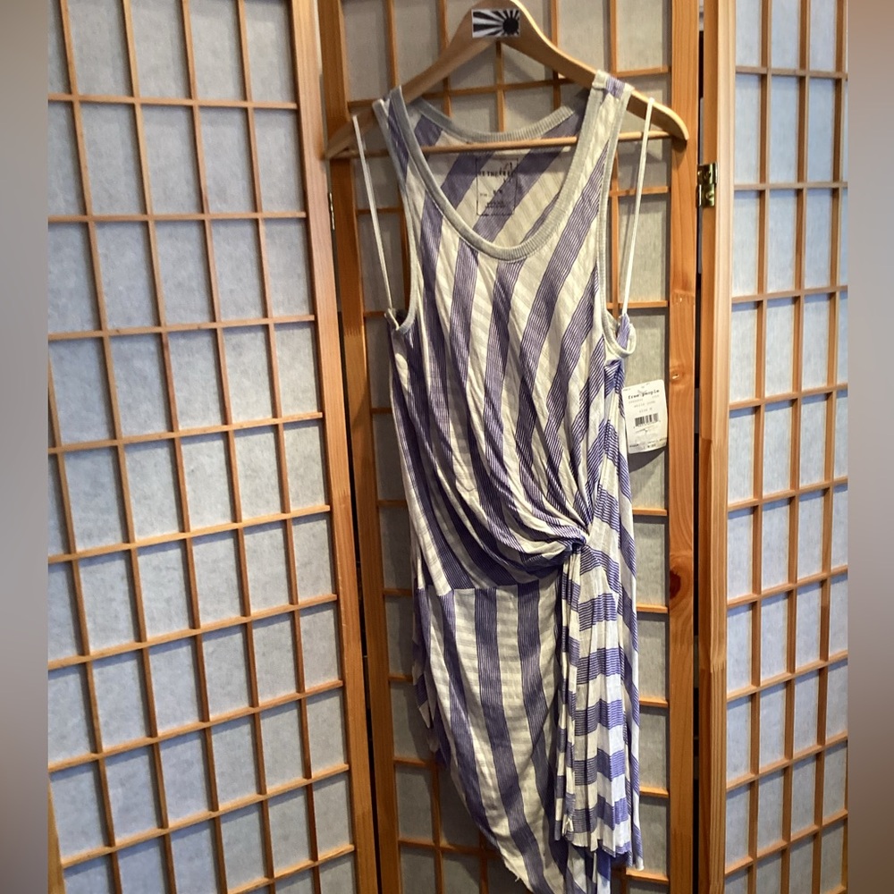 Free People x We The Free Striped Topsy Turny Tank Top Women's Size Medium